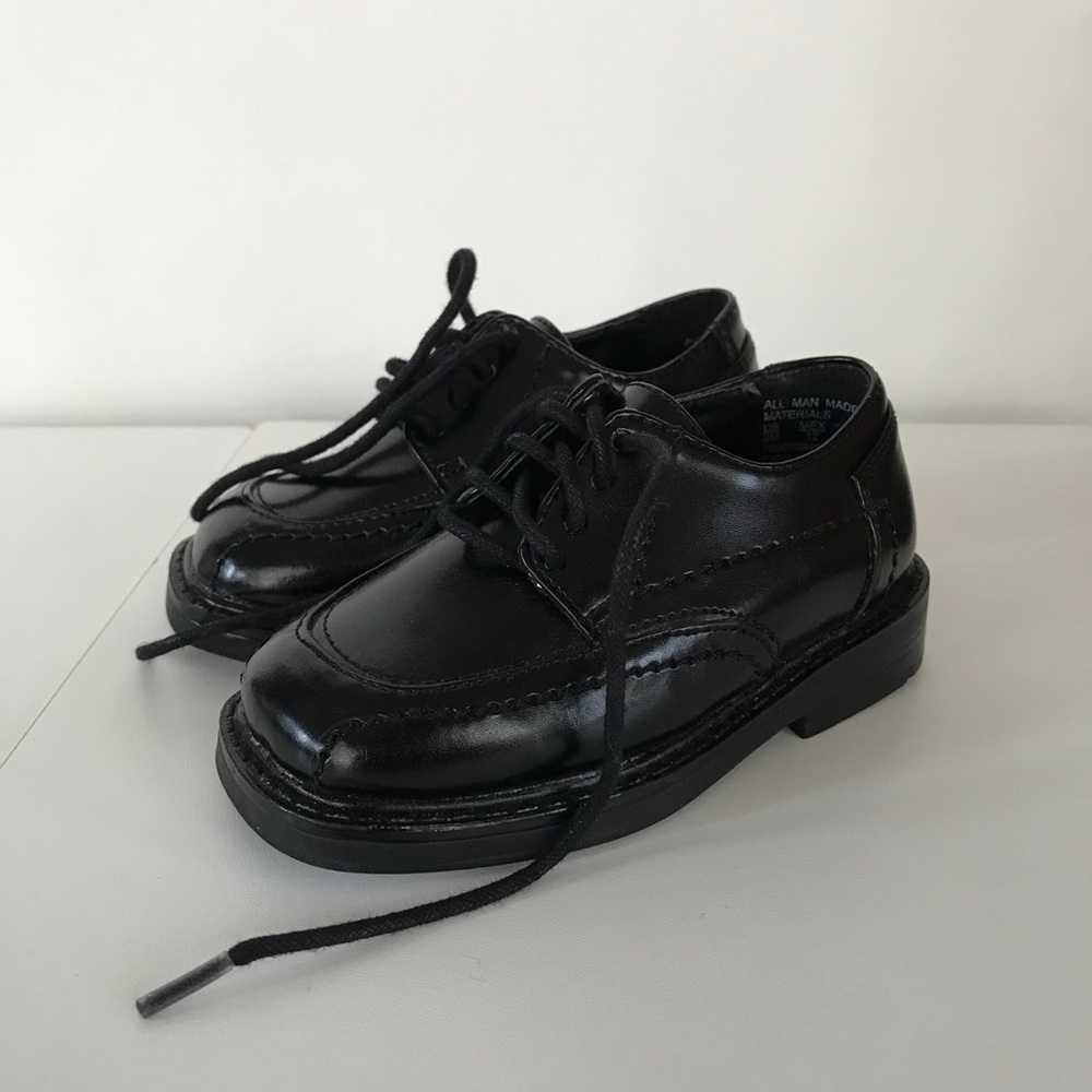 Toddler Boys Black Infant Dress Shoes